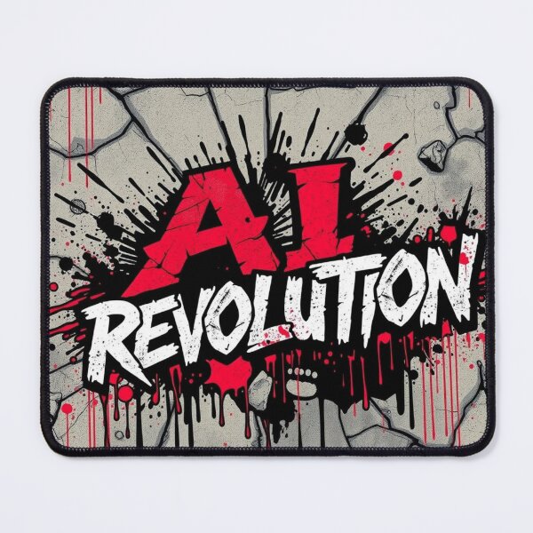 Item preview, AI REVOLUTION designed and sold by HappyPrintCo.