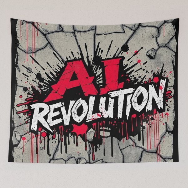 Item preview, AI REVOLUTION designed and sold by HappyPrintCo.