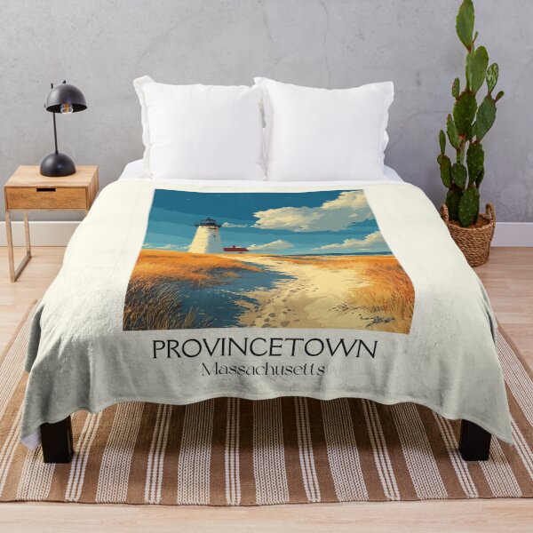 Item preview, Provincetown Massachusetts Vintage Travel Poster | Cape Cod Art designed and sold by TuncGK.