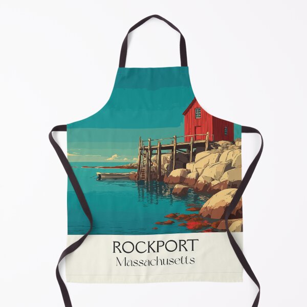 Item preview, Rockport Massachusetts Vintage Travel Poster | New England Artist Colony designed and sold by TuncGK.