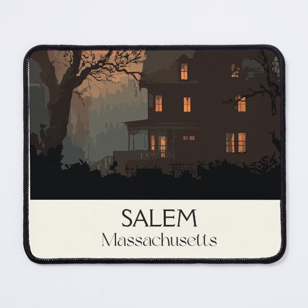 Item preview, Salem Massachusetts Vintage Travel Poster | Witch City Art designed and sold by TuncGK.