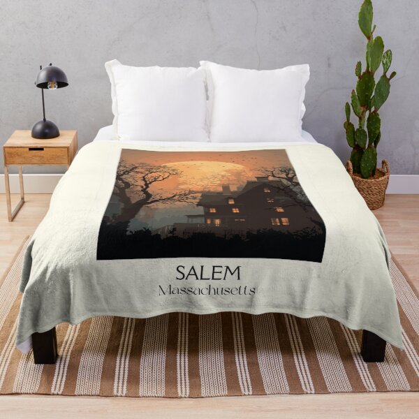Item preview, Salem Massachusetts Vintage Travel Poster | Witch City Art designed and sold by TuncGK.