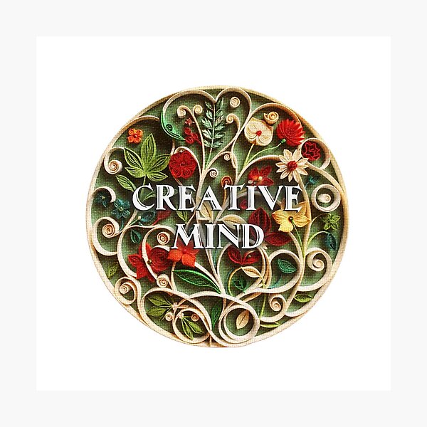 Item preview, Creative mind mandala - paper quilling flowers designed and sold by SilverOutlining.