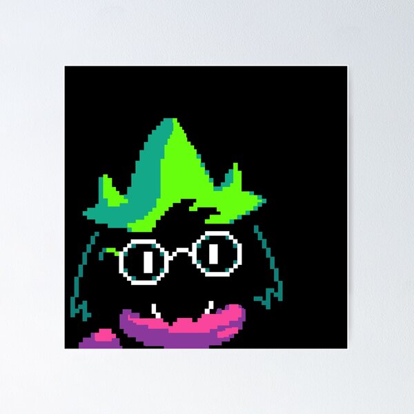 Item preview, Upscale Ralsei "dark prince" face sprite designed and sold by PrintingCrafts.