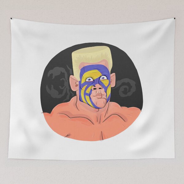 Item preview, Surfer Sting Vintage Wrestling Illustration designed and sold by Muscles&Mullets.