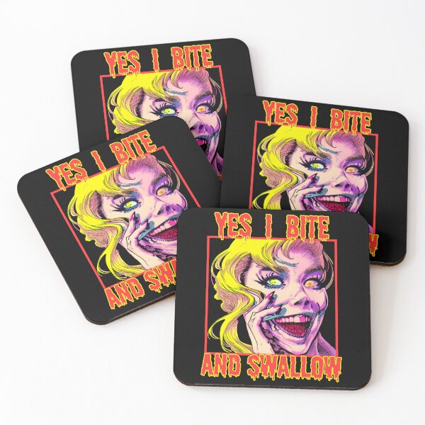 Item preview, Horror Fun, Zombie Demon Girl, Yes I Bite and Swallow designed and sold by theflandonian.