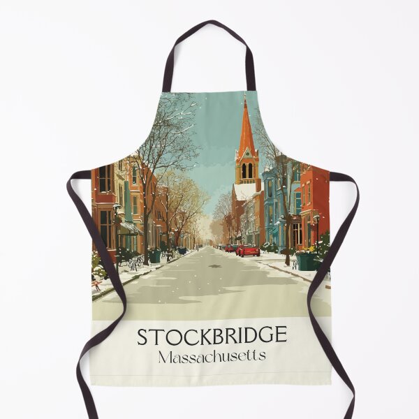 Item preview, Stockbridge Massachusetts Vintage Travel Poster | The Berkshires Art designed and sold by TuncGK.
