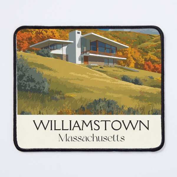 Item preview, Williamstown Massachusetts Vintage Travel Poster | The Berkshires Art designed and sold by TuncGK.