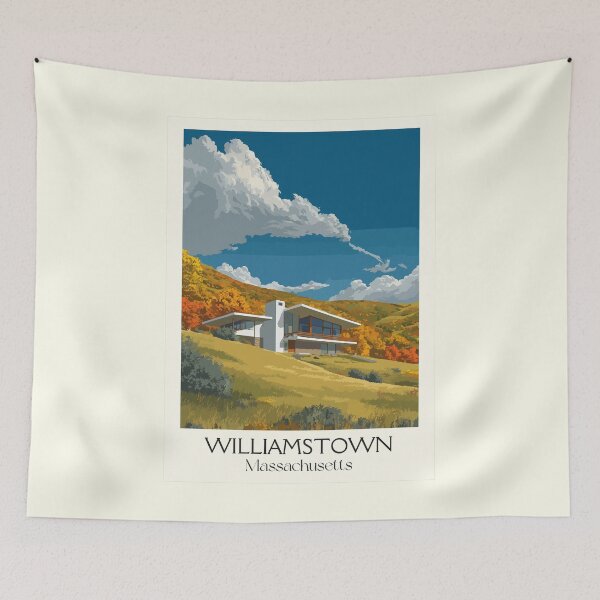 Item preview, Williamstown Massachusetts Vintage Travel Poster | The Berkshires Art designed and sold by TuncGK.