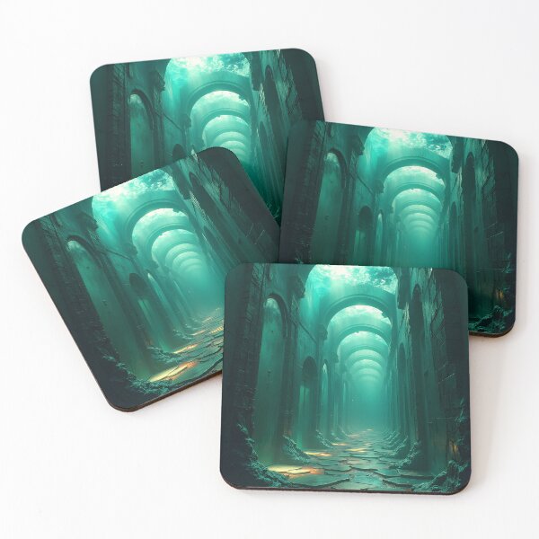 Item preview, Submerged Ruins of an Ancient Passage designed and sold by oanaunciuleanu.