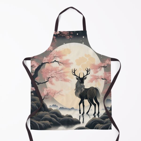 Item preview, Mythical Kirin – Retro Edo Japan Fantasy Artwork designed and sold by Vandy Fullam.