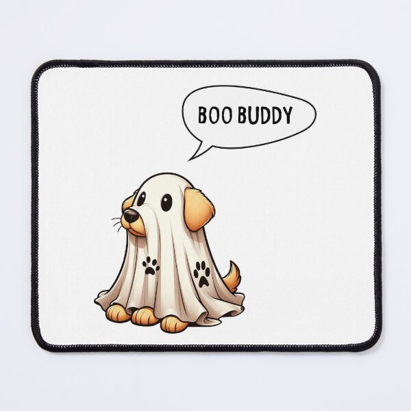Item preview, Cute Ghost Dog – Boo Buddy Funny Halloween Design designed and sold by Wild Whiskers Studio.