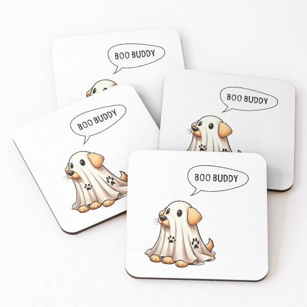 Item preview, Cute Ghost Dog – Boo Buddy Funny Halloween Design designed and sold by Wild Whiskers Studio.