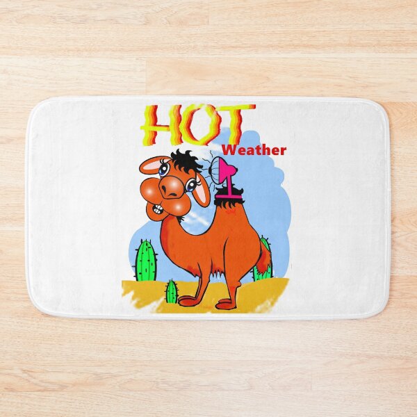 Item preview, A funny camel is enjoying the hot weather. designed and sold by Shirley cute art .