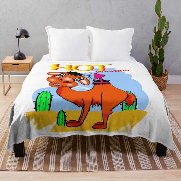Item preview, A funny camel is enjoying the hot weather. designed and sold by Shirley cute art .