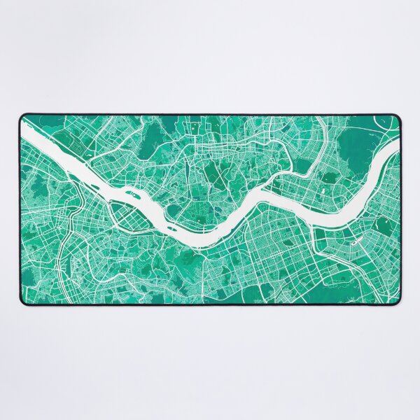 Item preview, Seoul City Map of South Korea - Watercolor designed and sold by deMAP.