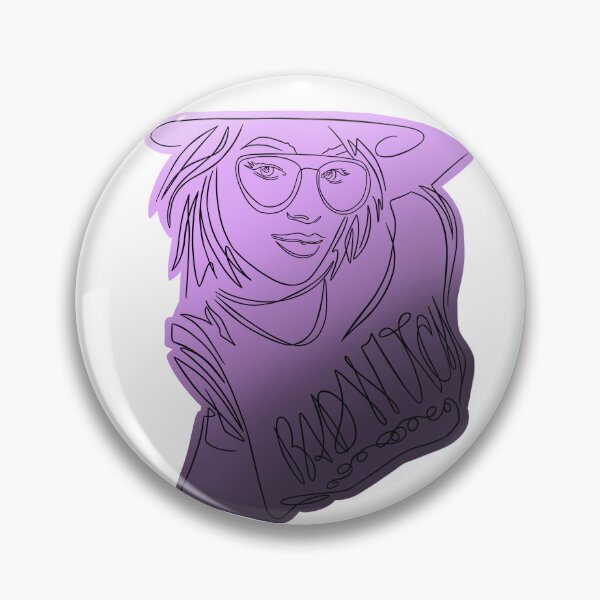 Item preview, Kat Graham - Bonnie Bennett - Bad Witch Sticker designed and sold by tracyscpd.