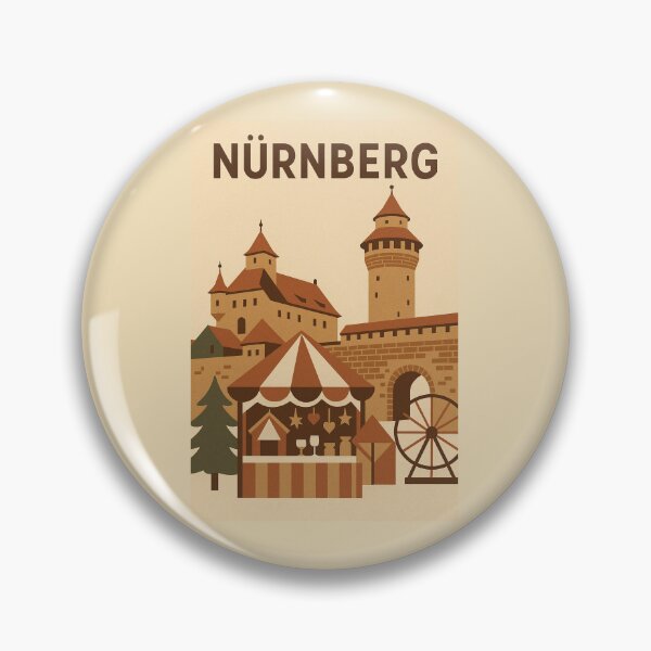 Artikelvorschau, Nürnberg Bayern Kunstdruck | Kaiserburg, Stadtmauern & Weihnachtsmarkt Dekor entworfen und verkauft von Custom-Arts-AI.