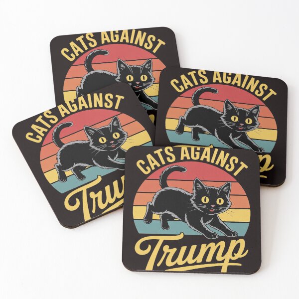 Item preview, Cats Against Trump Anti Trump 2020 Election Cat designed and sold by sheenmi.