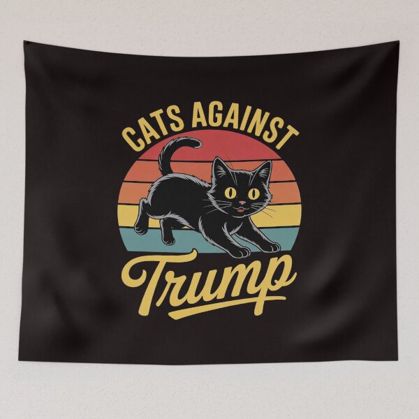 Item preview, Cats Against Trump Anti Trump 2020 Election Cat designed and sold by sheenmi.