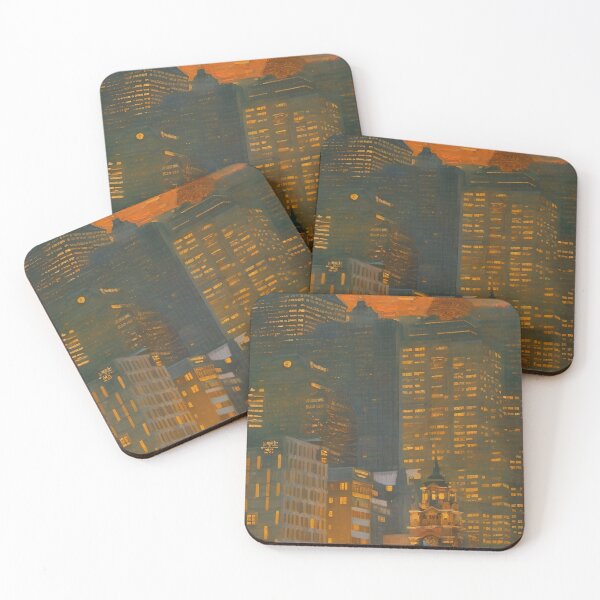 Item preview, Flinders Street Skyline, Melbourne designed and sold by Highland Ink.