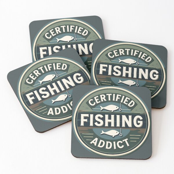 Item preview, Certified Fishing Addict designed and sold by MoonMonkeyNbear.
