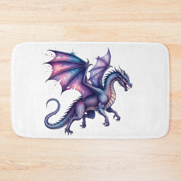 Item preview, Galaxy Watercolor Dragon designed and sold by rendigart.