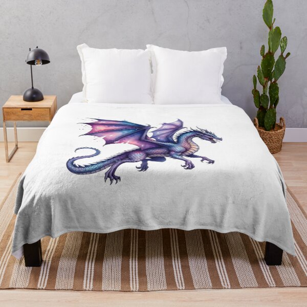 Item preview, Galaxy Watercolor Dragon designed and sold by rendigart.