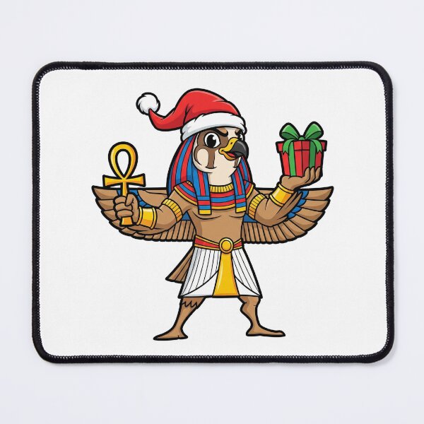 Item preview, Horus with Golden Wings – Ancient Egyptian God Sticker designed and sold by Egypt Karoft Tours.