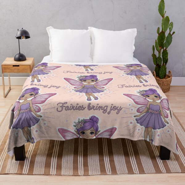 Item preview, Enchanting Fairy in Soft Colors with Sparkling Background designed and sold by SplashTastic.