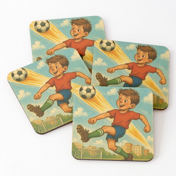 Item preview, Comet Goal – Vintage Football Poster designed and sold by Boldolka.
