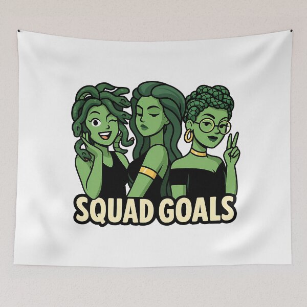 Item preview, Squad Goals - Gorgon Sisters designed and sold by Cheerioza.