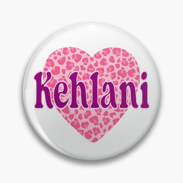Item preview, Kehlani Name Pink Leopard Heart  designed and sold by Jeallan Designs.