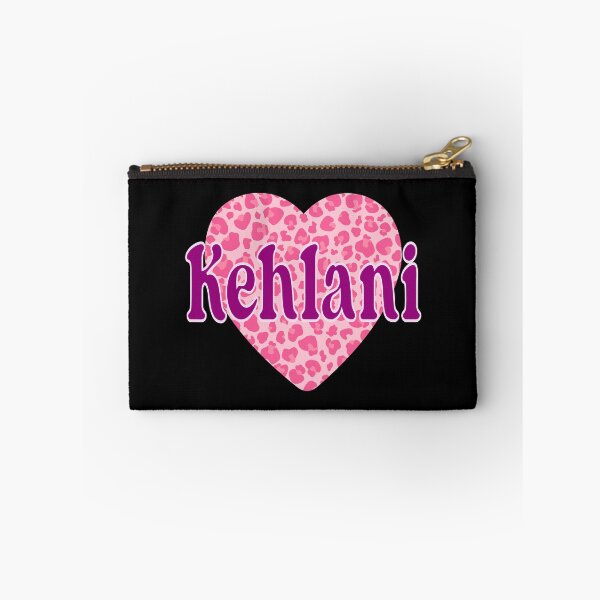 Item preview, Kehlani Name Pink Leopard Heart  designed and sold by Jeallan Designs.