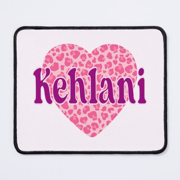 Item preview, Kehlani Name Pink Leopard Heart designed and sold by Jeallan Designs.