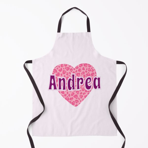 Item preview, Andrea Name Pink Leopard Heart designed and sold by Jeallan Designs.