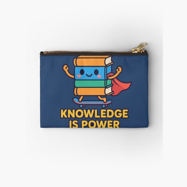 Item preview, Knowledge is Power – Kawaii Superhero Books designed and sold by AwesomeBeyondLimits.