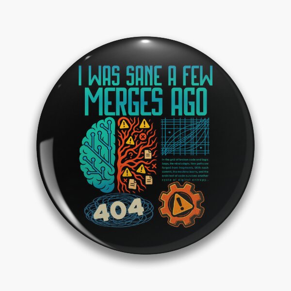 Item preview, I Was Sane A Few Merges Ago designed and sold by Belarte.shop.