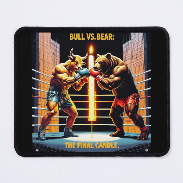 Item preview, Bull vs. Bear: The Final Candle designed and sold by Vibrant Threads.