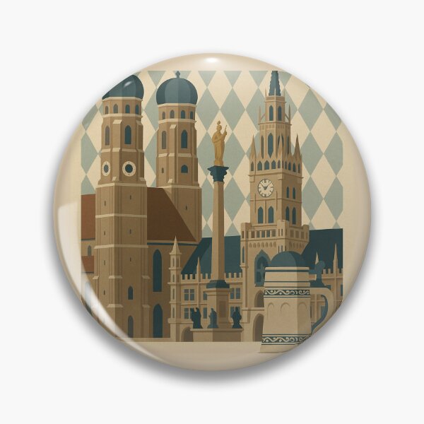 Item preview, Oktoberfest Munich Art Print | Festive Beer, Brezn & Funfair Souvenir designed and sold by Custom-Arts-AI.