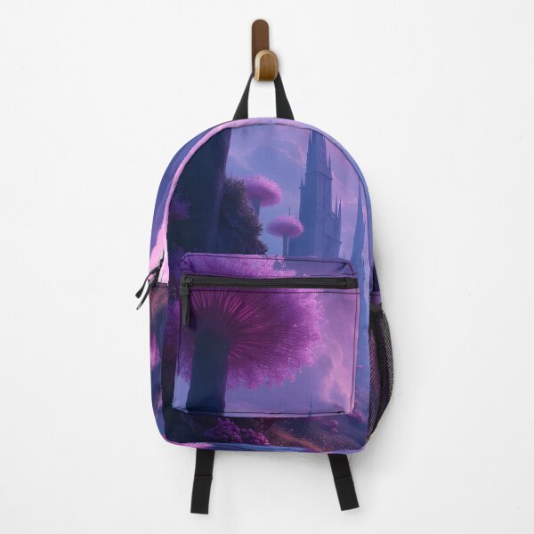 Item preview, Enchanted Spires of the Violet Realm designed and sold by oanaunciuleanu.