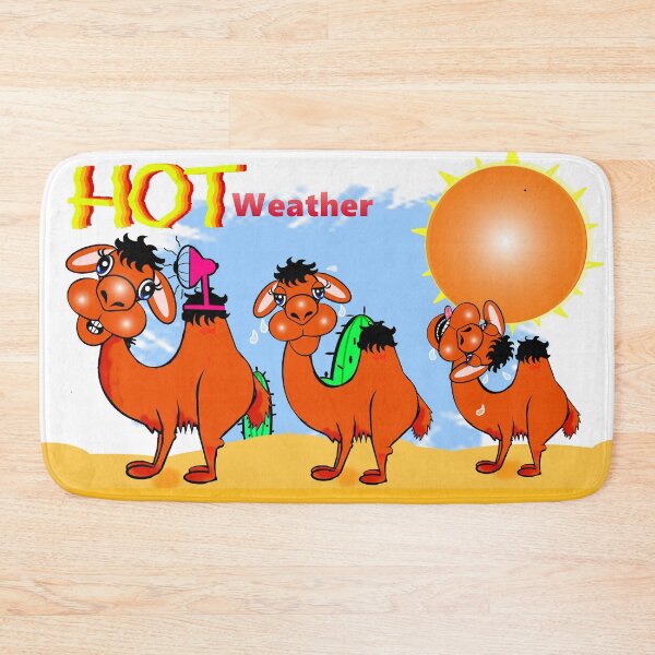 Item preview, Funny camels are enjoying the hot weather. designed and sold by Shirley cute art .