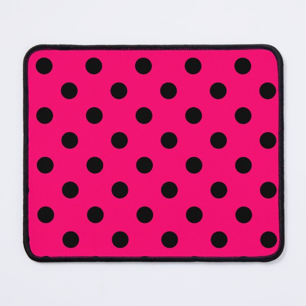 Item preview, Black Polka Dots On Vivid Pink designed and sold by POLKAIWERX.