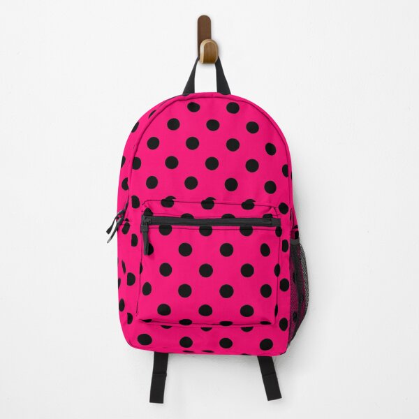 Item preview, Black Polka Dots On Vivid Pink designed and sold by POLKAIWERX.