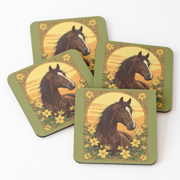 Item preview, The Marsh Tacky Surrounded By Yellow Jasmine Flowers designed and sold by taiche.