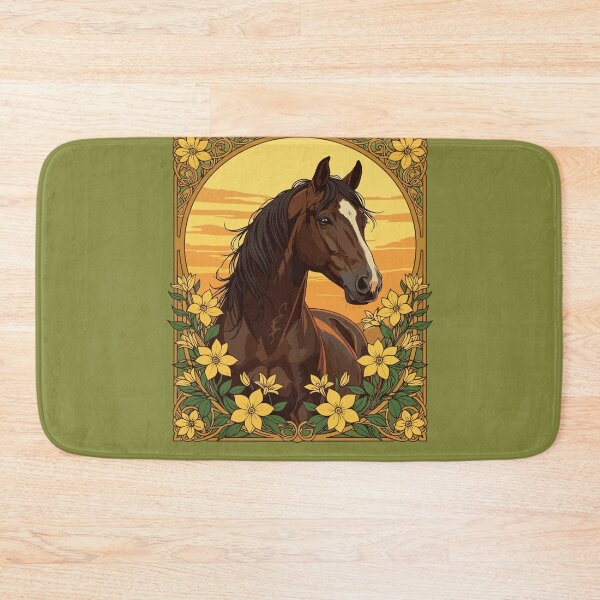 Item preview, The Marsh Tacky Surrounded By Yellow Jasmine Flowers designed and sold by taiche.