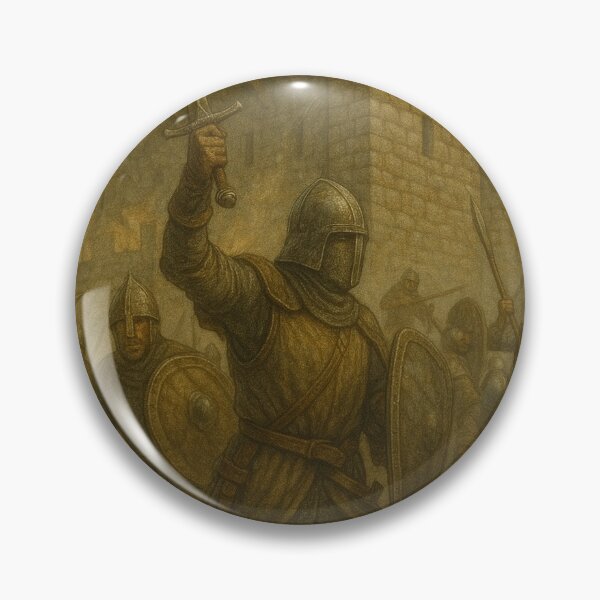 Item preview, Medieval Knights Storming the Castle designed and sold by photoparadise22.