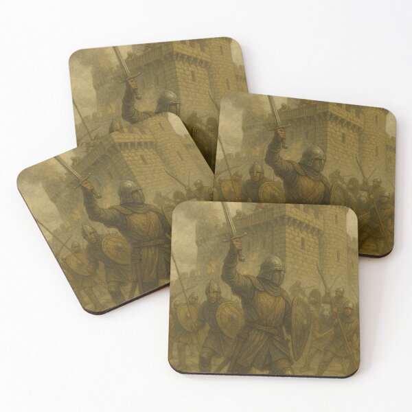 Item preview, Medieval Knights Storming the Castle designed and sold by photoparadise22.