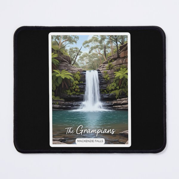 Item preview, MacKenzie Falls: A Natural and Refreshing Grampians Illustration designed and sold by Digital Dreams Arts.