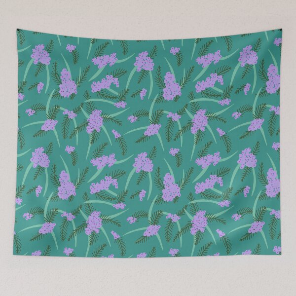 Item preview, Yarrow and grass. Hand drawn flower illustration designed and sold by HannaShvaikova.